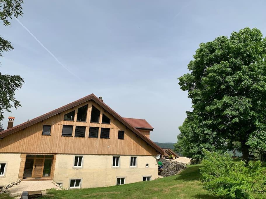 Ancienne Ferme Comtoise 4 Etoiles, 11 Personnes Lac St-Point/Mont D'Or Montperreux Esterno foto