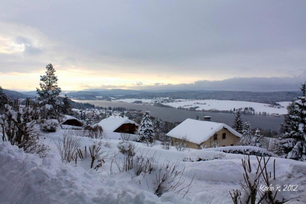 Ancienne Ferme Comtoise 4 Etoiles, 11 Personnes Lac St-Point/Mont D'Or Montperreux Esterno foto